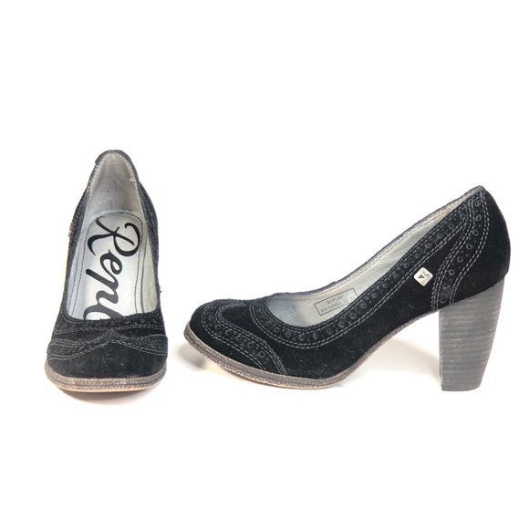 Replay Shoes - Italy Vintage Rare Suede 3 inch Heels